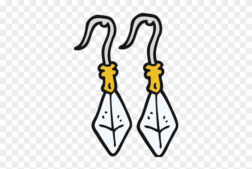 0shares - Earring Cartoon Black And White #887247