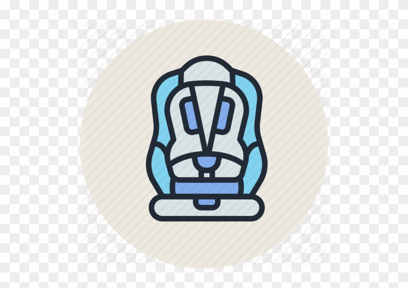 Baby, Belt, Car, Chair, Child, Safety, Seat Icon - Baby Chair Icons #887248