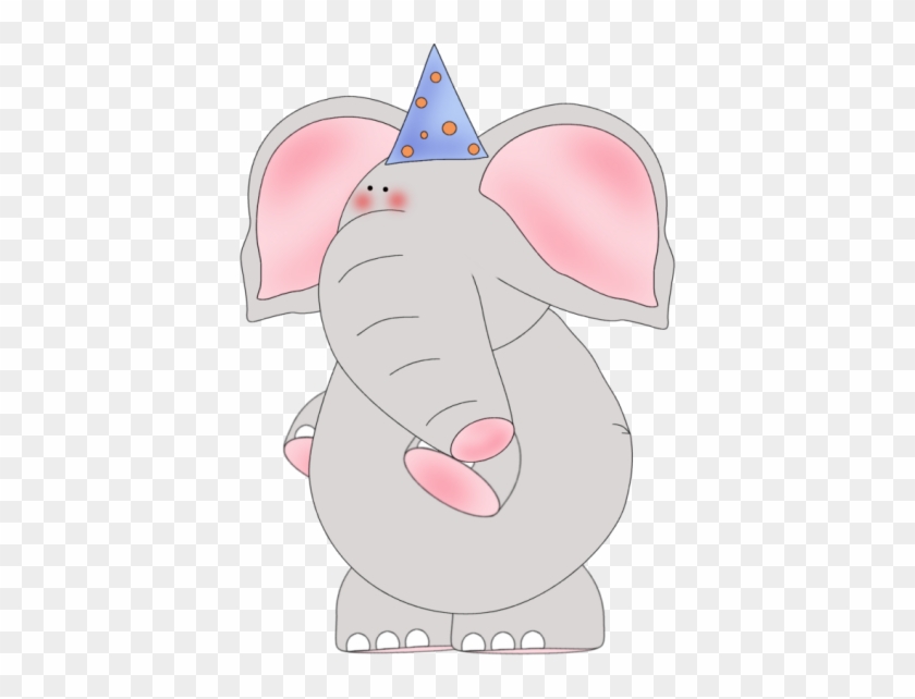 Elephant In A Party Hat - Elephant With Party Hat #887291