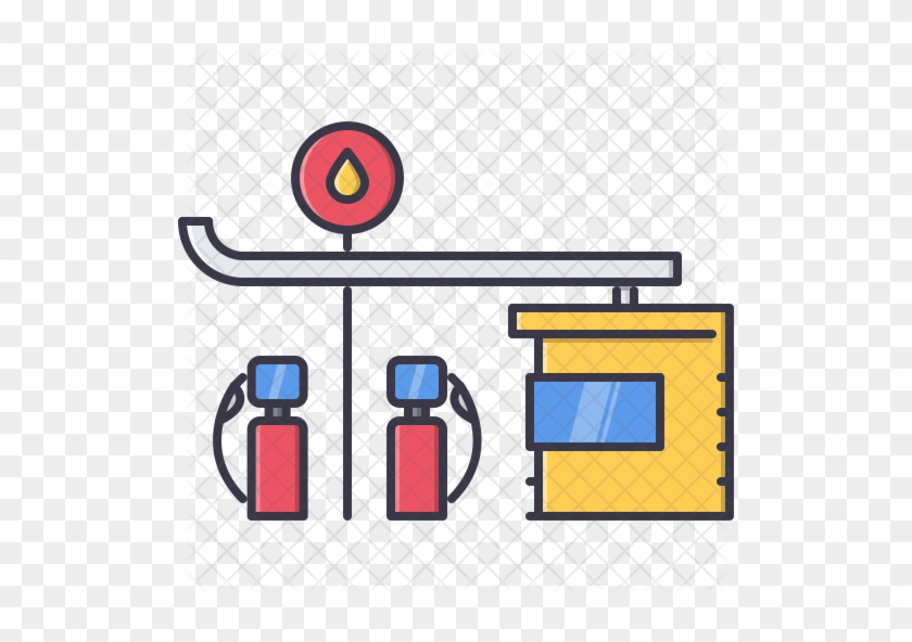 Gas Station Icon - Gasoline #887327