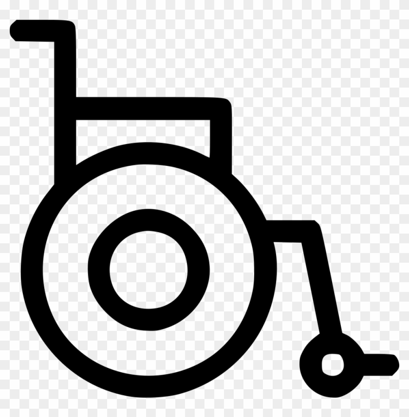 Wheelchair Wheel Chair Handicap Physically Challenged - Circle #887491
