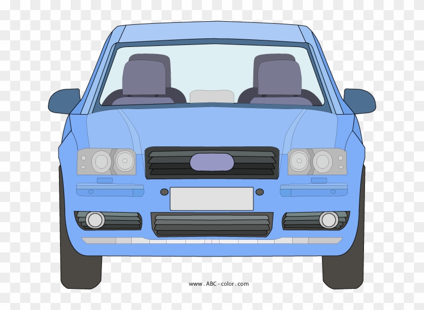 The Car Raster Clipart - Dibujo De Familia En El Carro #887543