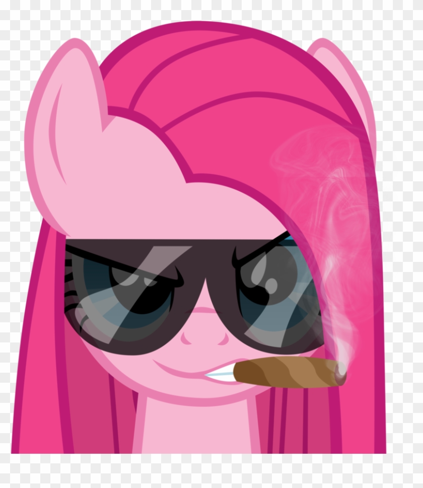 Cigar And Shades By Bobbybrony - Pinkie Pie Shades #887657