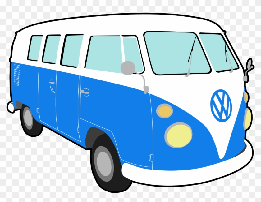 Car Clipart Van - Vw Bus T1 Clipart #887678