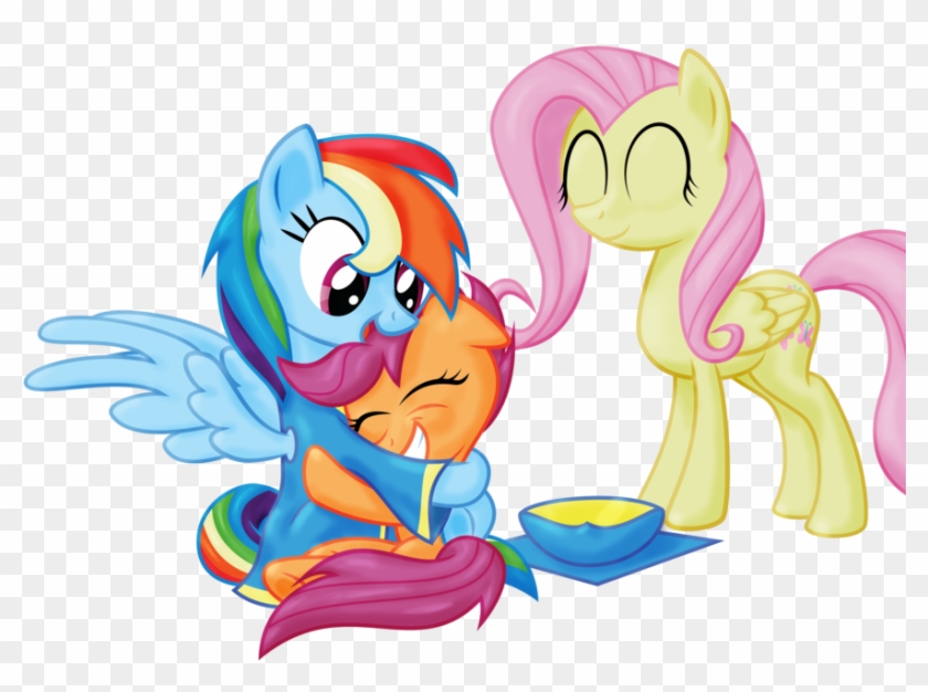 Eqd-atg Day - Rainbow Dash Fluttershy And Scootaloo #887865