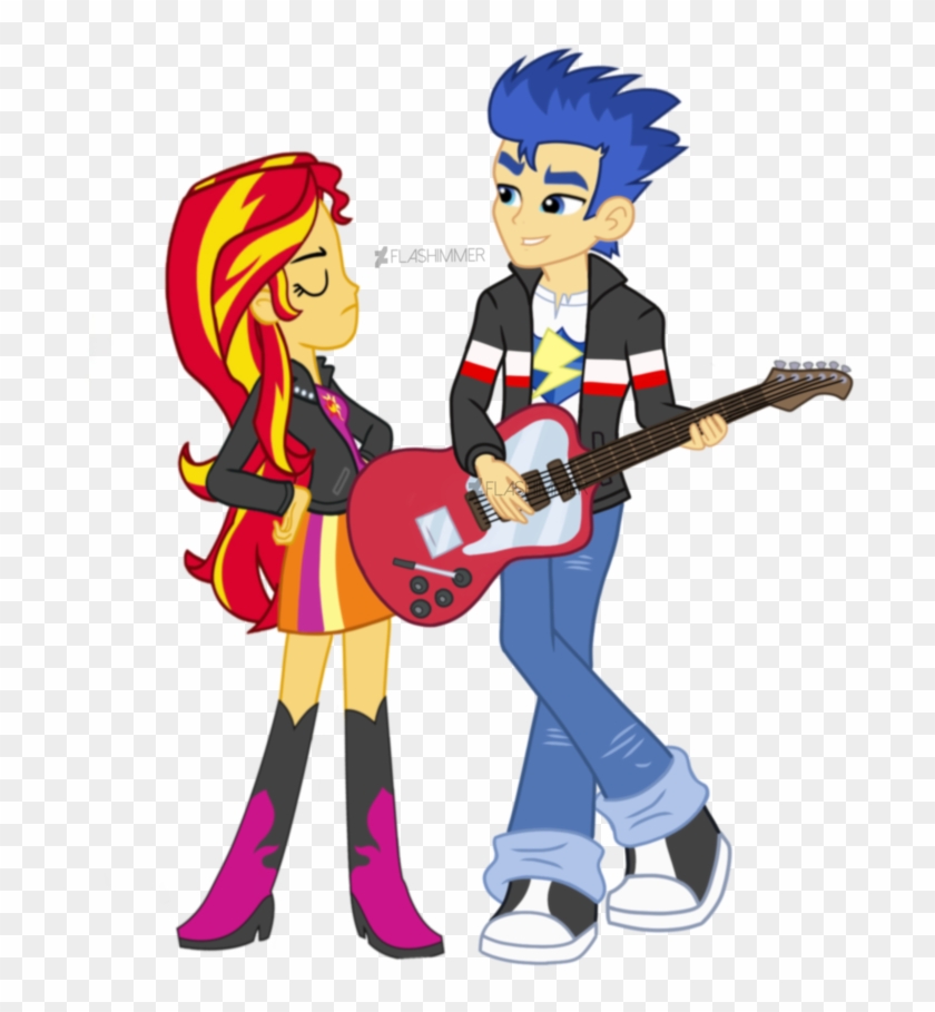 Flashimmer, Equestria Girls, Female, Flashimmer, Flash - Clip Art #887877