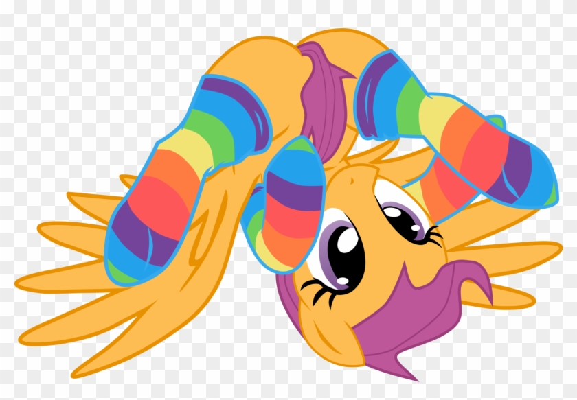 Scootaloo Socks By Seven Fates Scootaloo Socks By Seven - Mlp Scootaloo X Rainbow Dash #887914