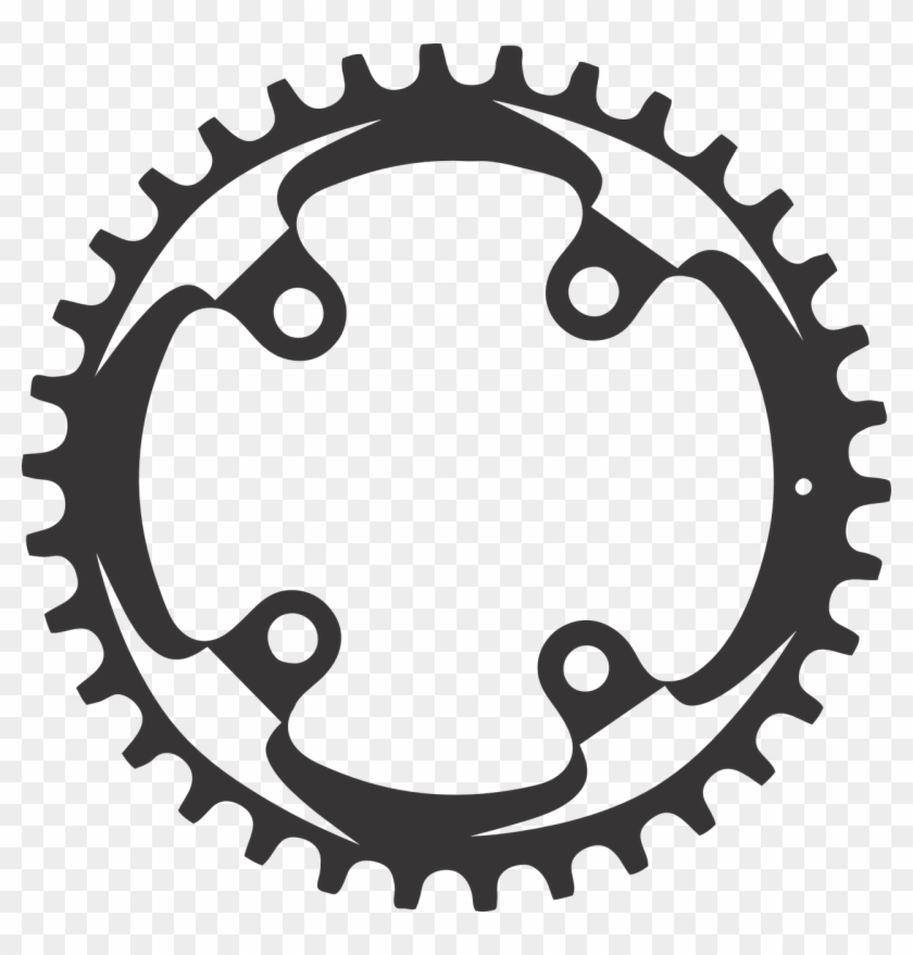 Mountain, Mountain Bike Chainring Chain Sram Gear Bi - Plato De Bici Png #887952