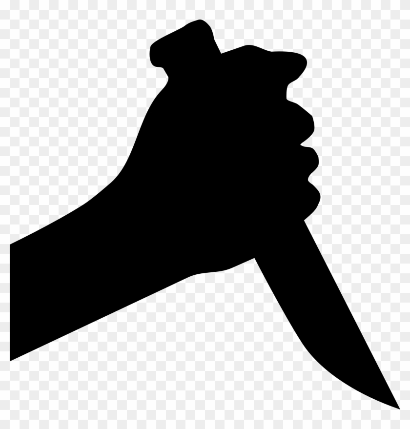 Serial Killer - Hand With Knife Silhouette #887964