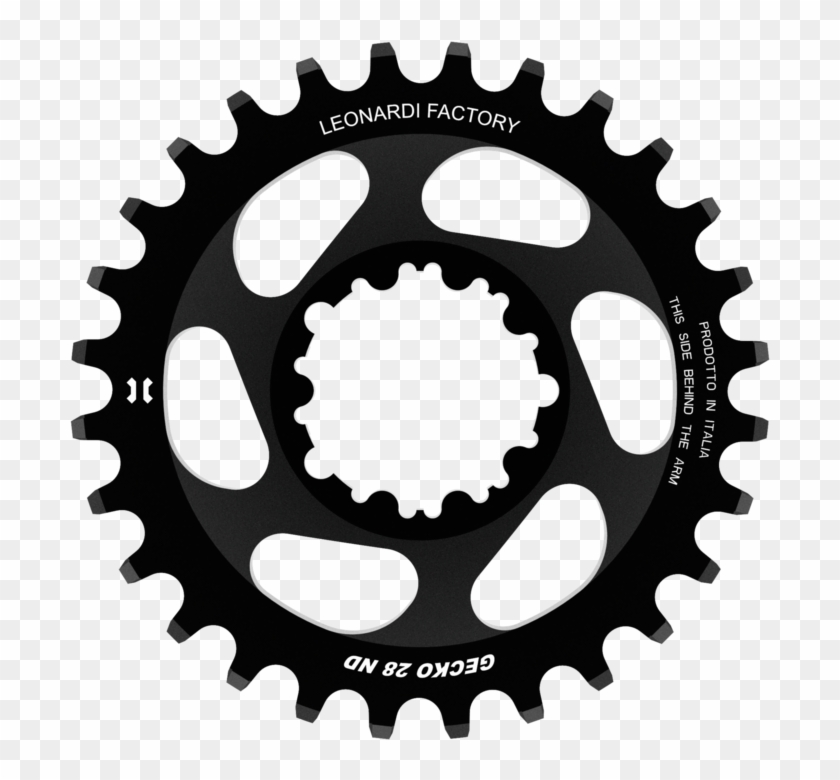 Leonardi Chainring Gecko Sram - Crank Mtb Vector #887965