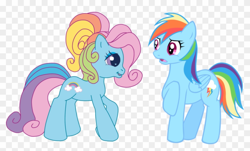 G4 Meets G3 - Mlp G3 Rainbow Dash #887980