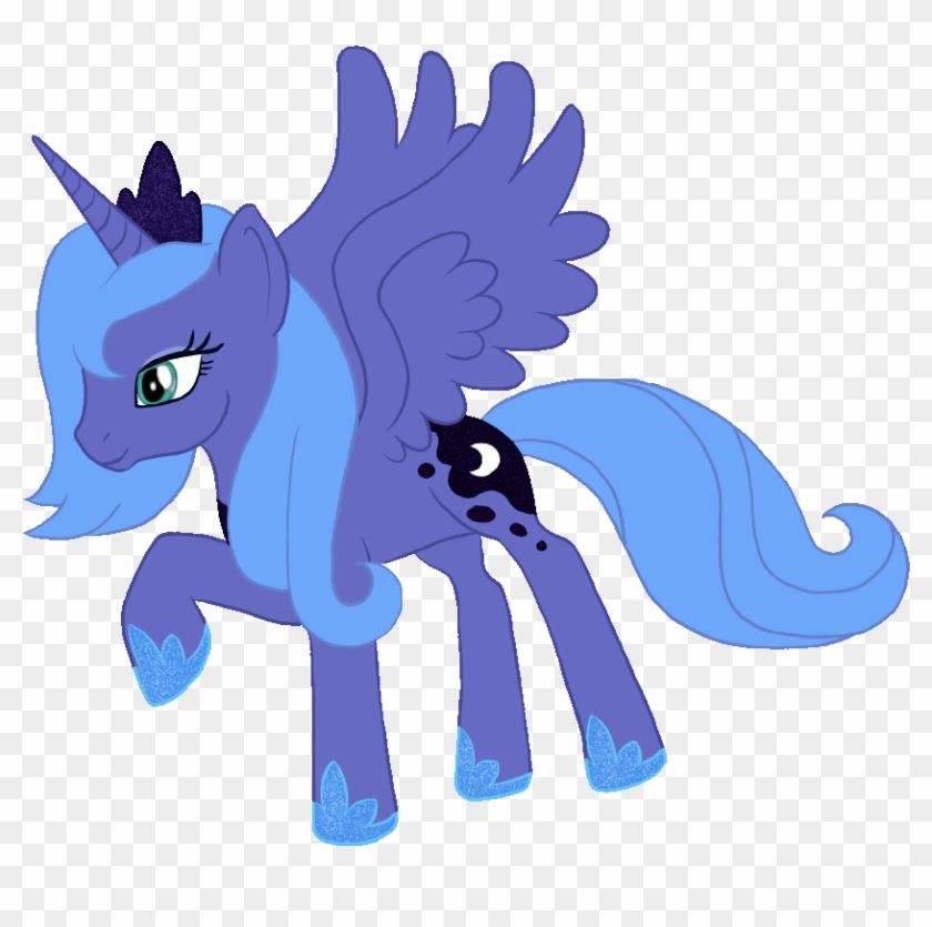 Princess Sticker - Princess Luna Flying Gif #888010