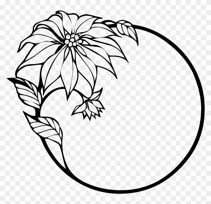 Gallery Clipart Black And White Flower Drawings Art - Gallery Clipart Black And White Flower Drawings Art #888026