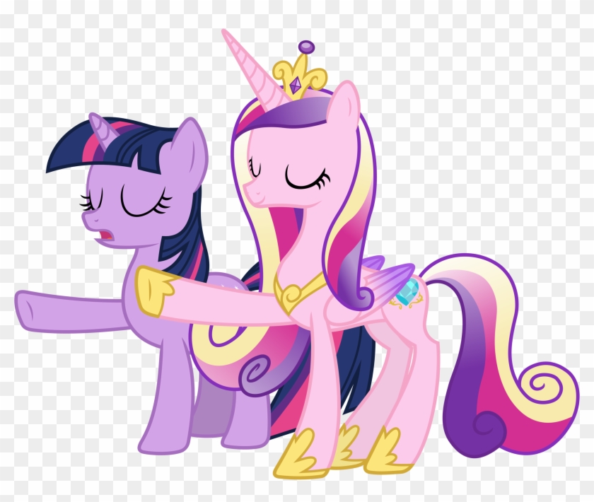 Princess Cadance And Twilight Sparkle Relaxing By 90sigma - Princess Twilight Sparkle And Princess Cadence #888056