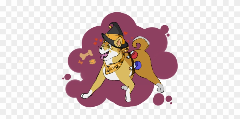 Shiba Inu Dog Halloween Dog Treats Witch Potions Digital - Dog #888060