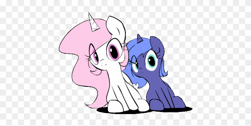 Pony - Luna And Celestia Gif #888097