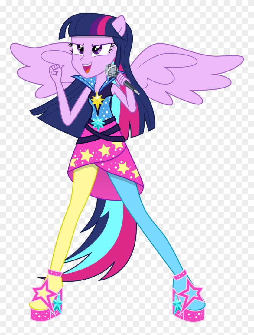 وقتی رفت توی دنیای انسان ها - Mlp Equestria Girls Rainbow Rocks Twilight Sparkle #888135