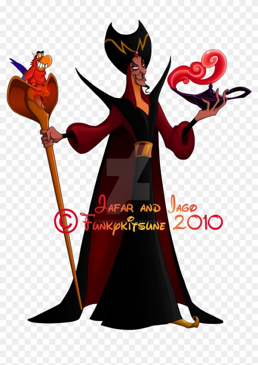 Funkykitsune 17 15 Jafar And Iago By Funkykitsune - Jafar And Iago Png #888178