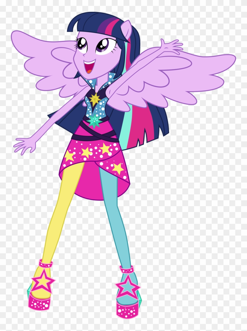 توآیلات - Twilight Sparkle Human Rainbow Rocks #888184