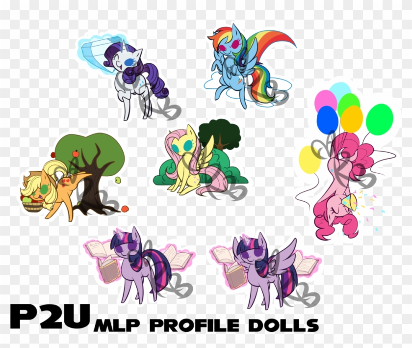 My Little Pony Profile Dolls/stickers By Theog-rb - Cartoon #888186