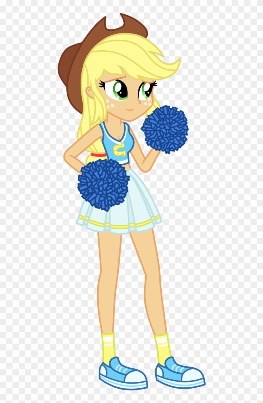 Cheerleader Applejack - Applejack Equestria Girls Media #888260