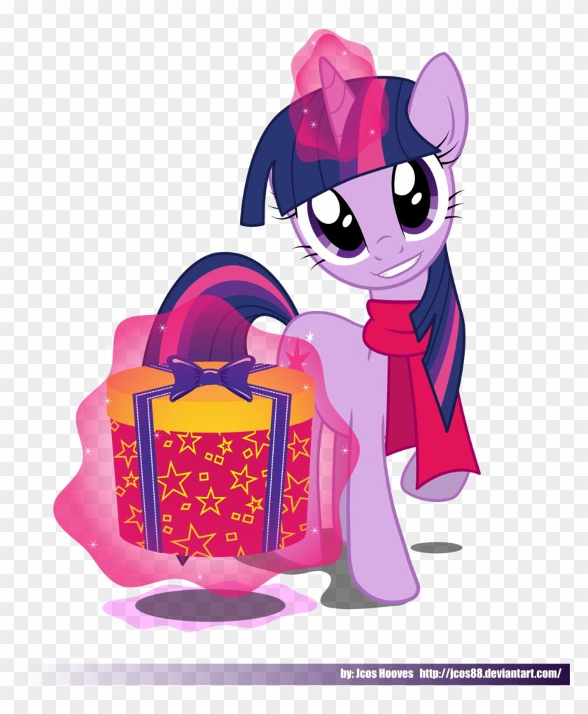 Magic Gift By Jcoshooves-d5o1c8b - Twilight Sparkle With A Present #888323