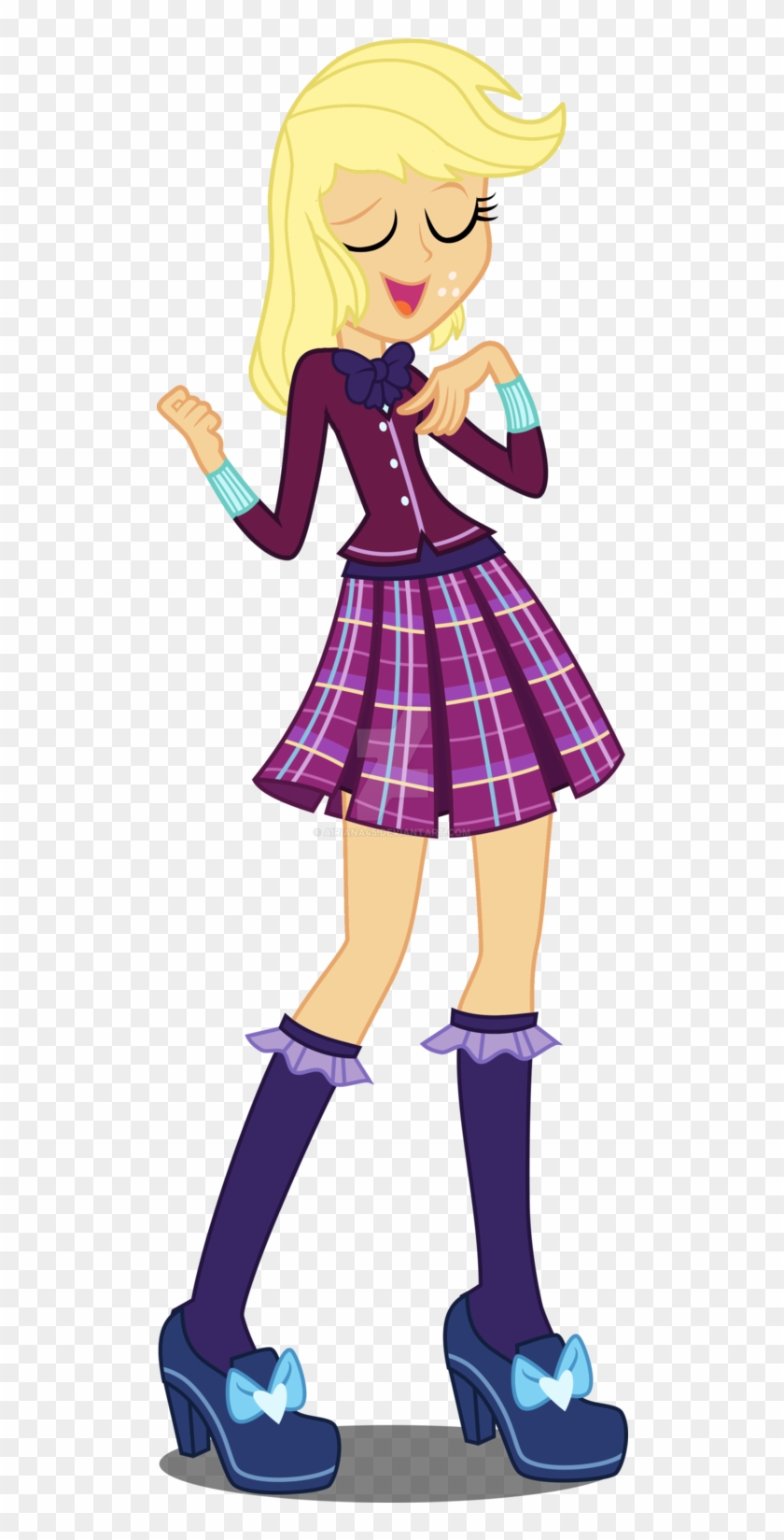 Applejack Crystal Prep Style By Airiana45 On Deviantart - Equestria Girls Shadowbolts Pinkie Pie #888343