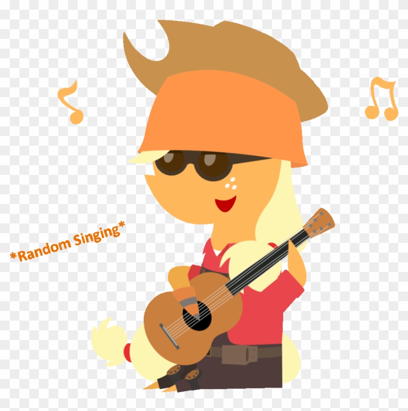 Animated, Applejack, Artist - Singing Gif Transparent Background #888364