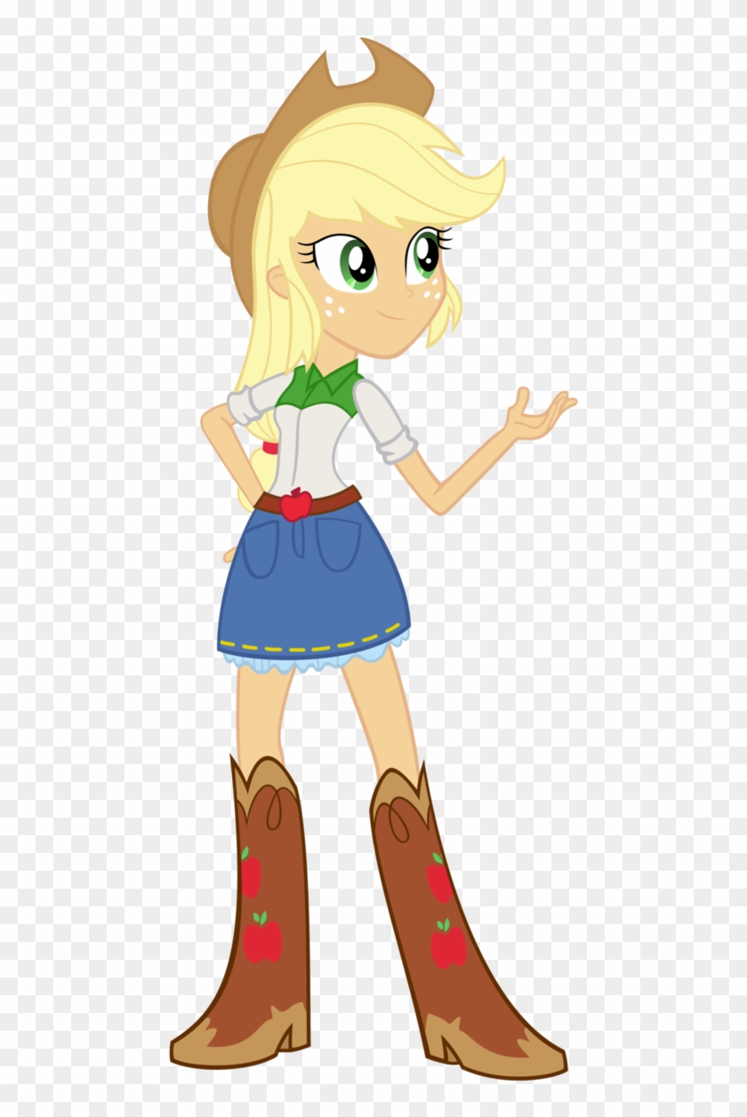 Equestria Girl Applejack By Sam F Nacman - My Little Pony Eg Applejack #888408