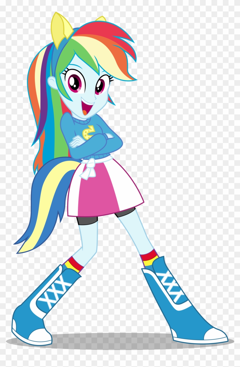Rainbow Dash Pinkie Pie Rarity Applejack Twilight Sparkle - My Little Pony Equestria Girls Rainbow Dash #888422