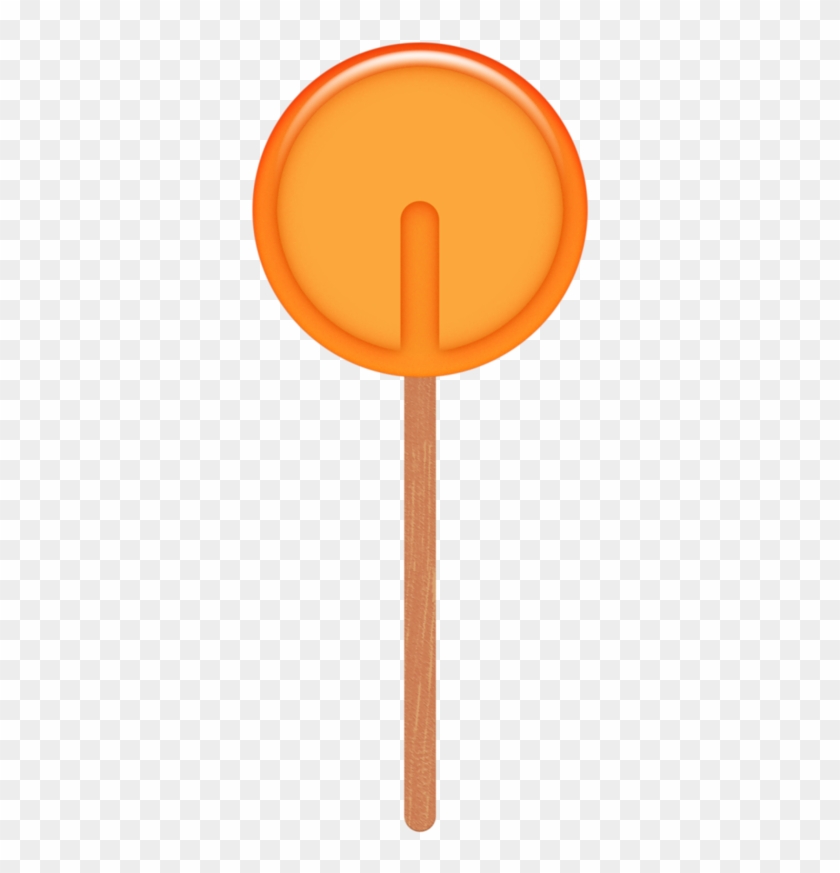 Candy Clipartclipart - Orange Lollipops Clipart #888424