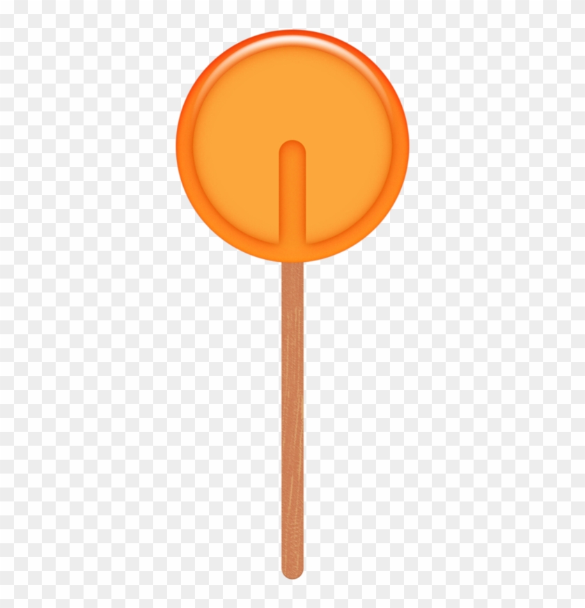 Candy Clipartclipart - Orange Lollipops Clipart #888424