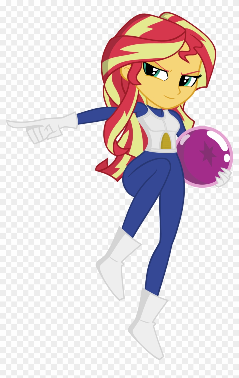 Sunset Shimmer, Vegeta By Darthlena Sunset Shimmer, - Sunset Shimmer Super Saiyan #888456