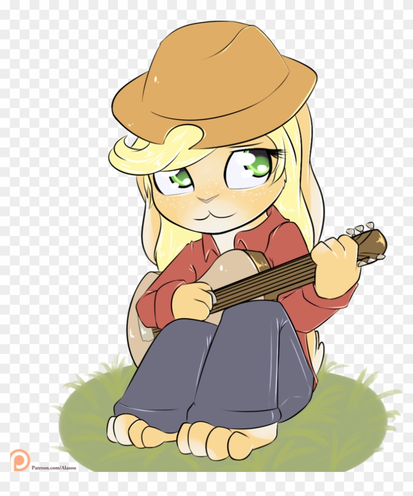 Anthro, Applejack, Artist - Cartoon #888460