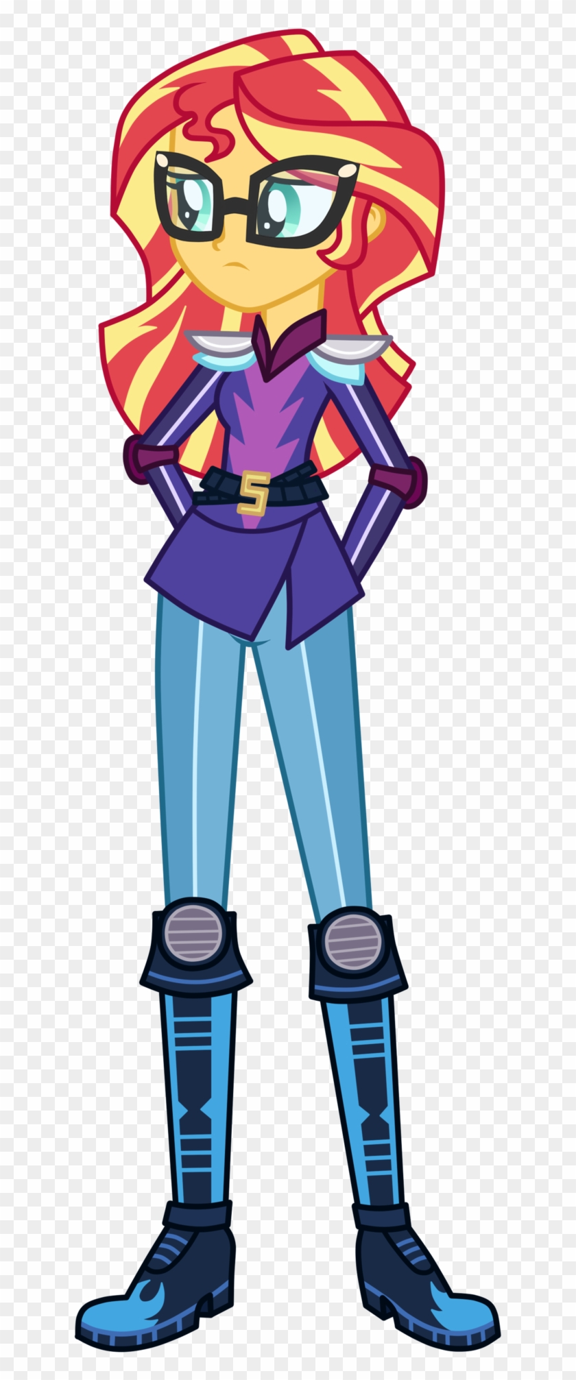 Au Motocross Sunset Shimmer - Cartoon #888478