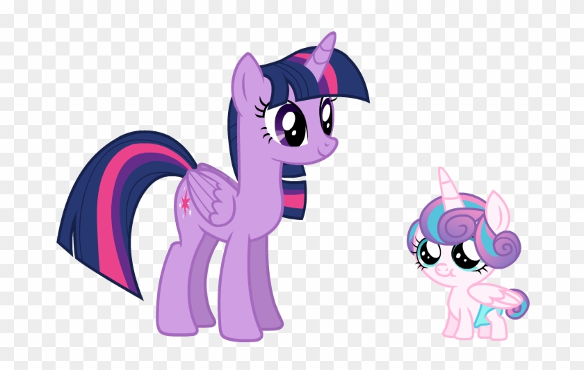 Twilight Sparkle And Flurry Heart 3q View By Nsmah - Twilight Sparkle And Flurry Heart #888544