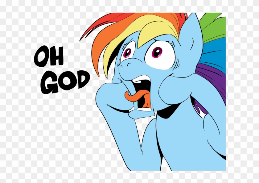 2 Oh Cod Rainbow Dash Derpy Hooves Pony Hair Face Facial - God My Little Pony #888557