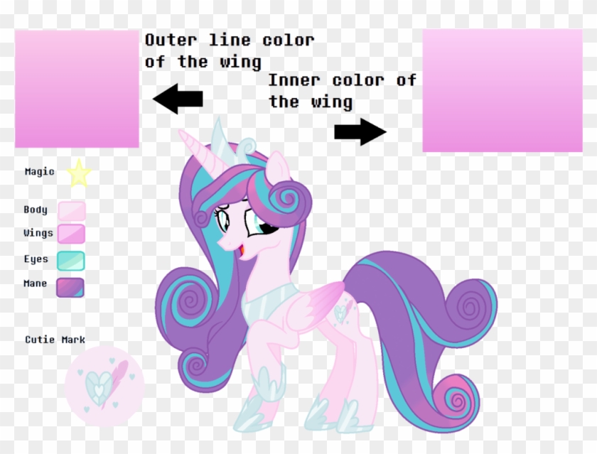 Mlp Princess Flurry Heart - Pixel Art #888611