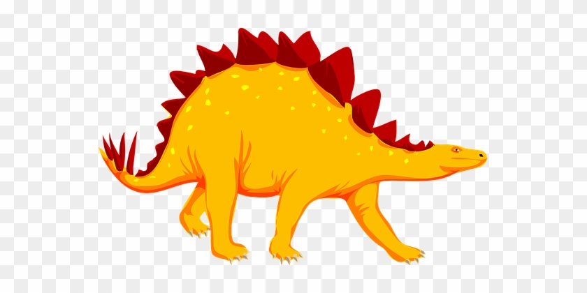 Dinosaur Stegosaurus Animal Ancient Extinc - Stegosaurus Vector #888624