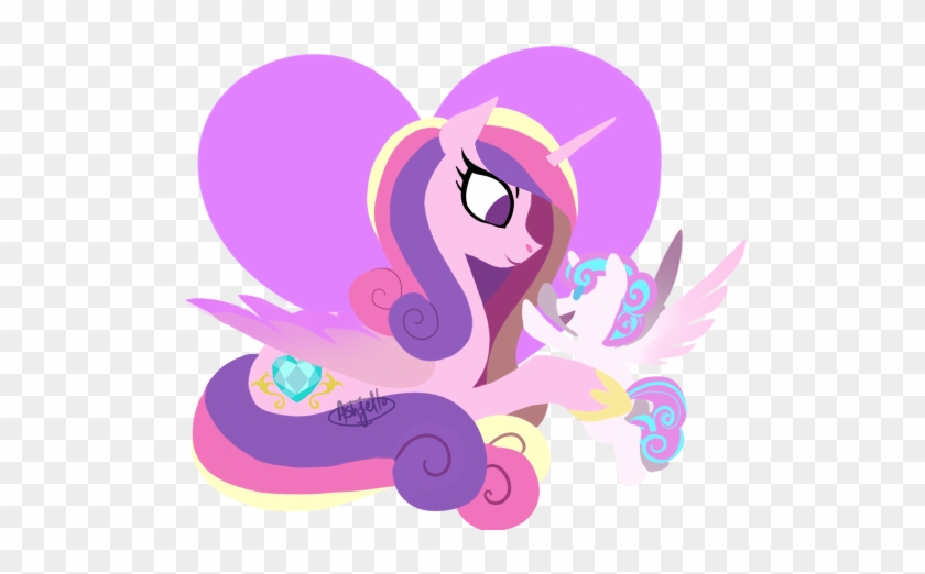 Mama Cadence, Mother And Daughter, Princess Cadance, - Cartoon #888686