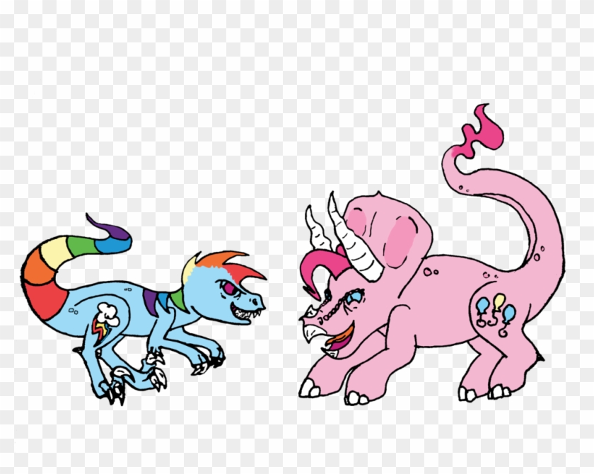 Dragon-flash, Dinosaur, Pinkie Pie, Rainbow Dash, Safe, - Cartoon #888758