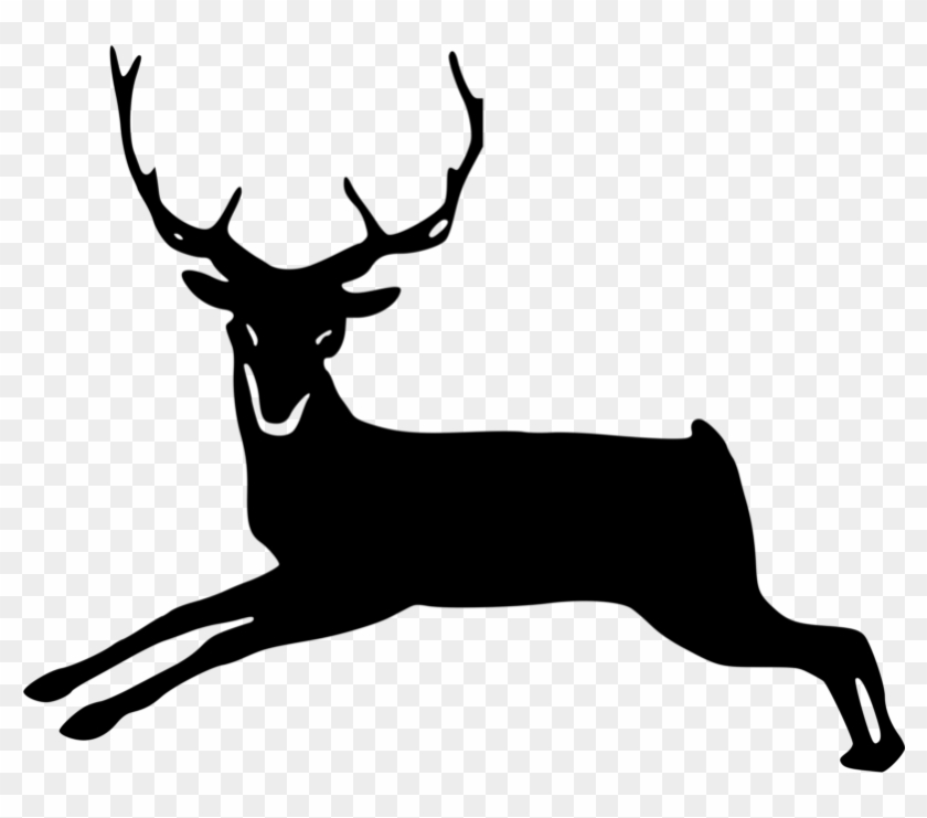 Deer Clipart Silhouette - Deer #888837