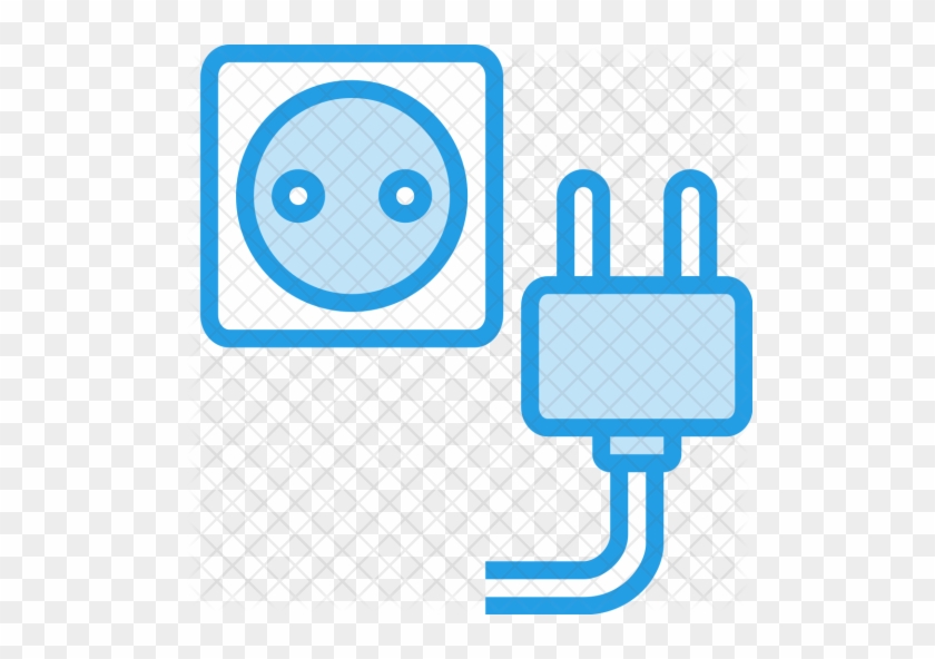 Electric, Ground, Jack, Socket, Power, Plug, Wire Icon - Electric, Ground, Jack, Socket, Power, Plug, Wire Icon #888864
