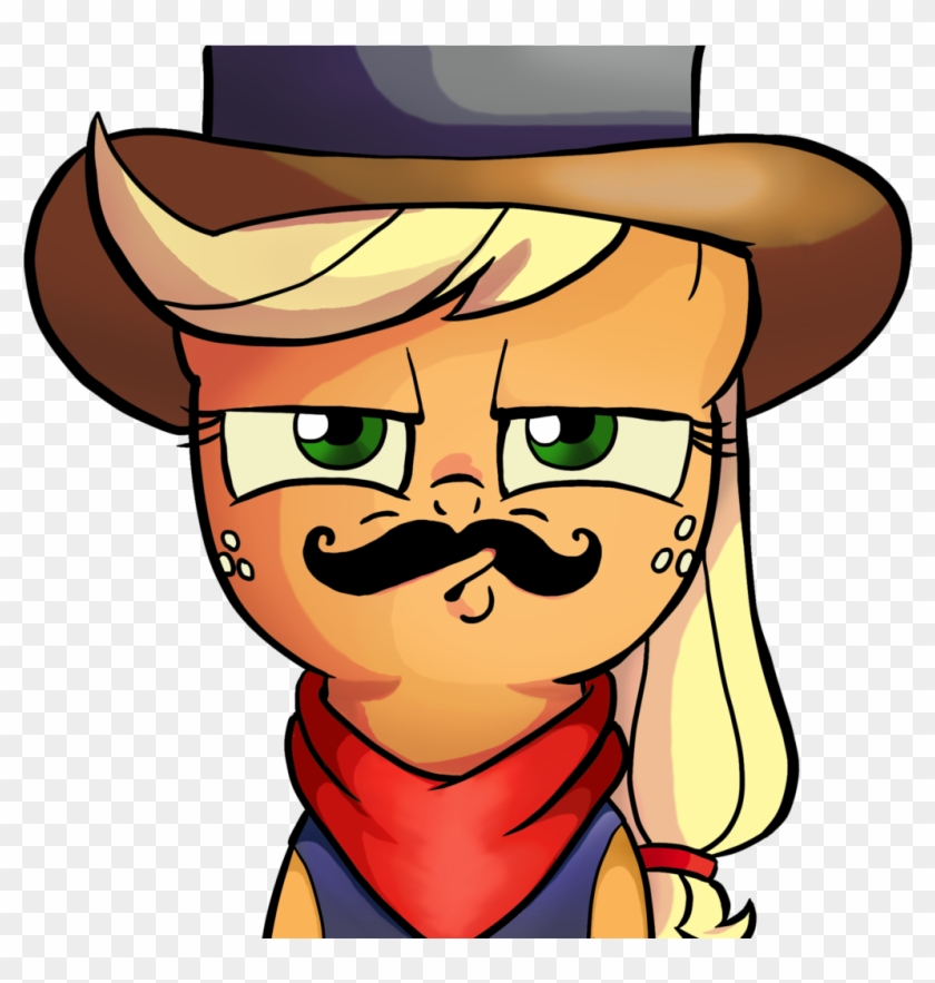 Ildhb, Bandana, Cowboy Hat, Hat, Looking At You, Moustache, - Cartoon #889042