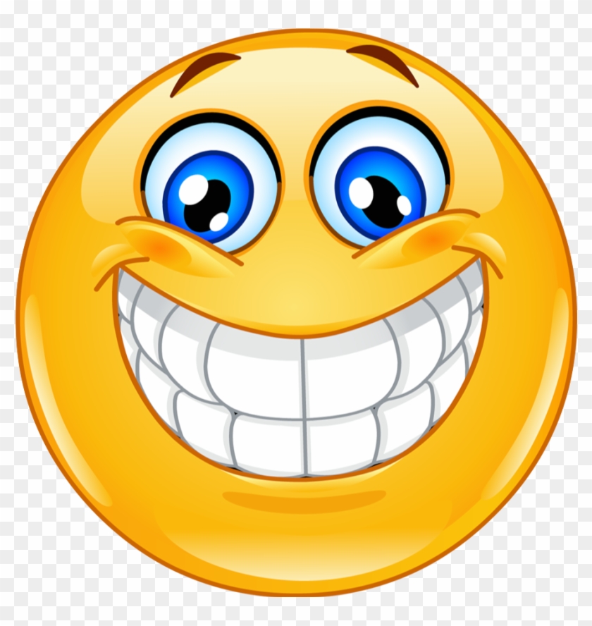 Smiley Emoticon Clip Art - Big Smile #889076