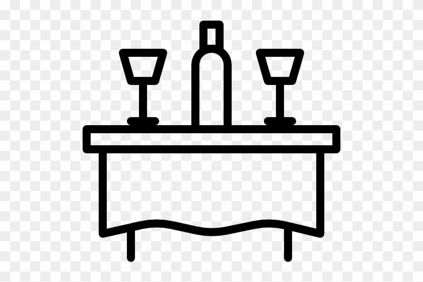 Dinner Table Free Icon - Restaurant #889121