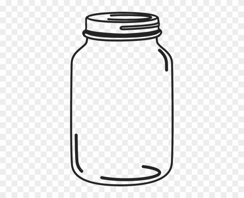 hanging mason jar clip art