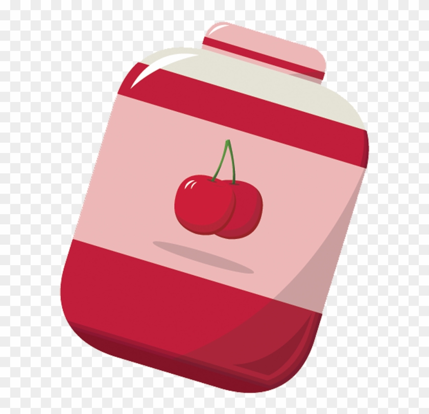Vector Jar Of Cherry Jam Creative - Cherry #889258