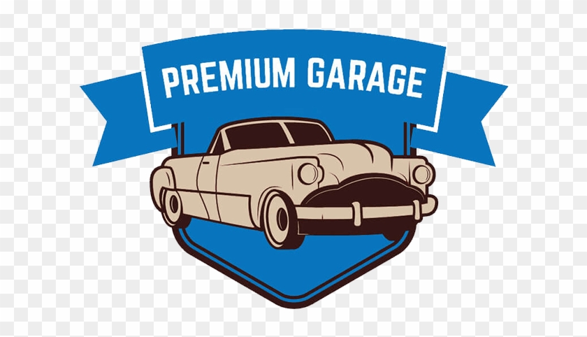 Premium Mechanical Garage - Retro Car Icon #889302