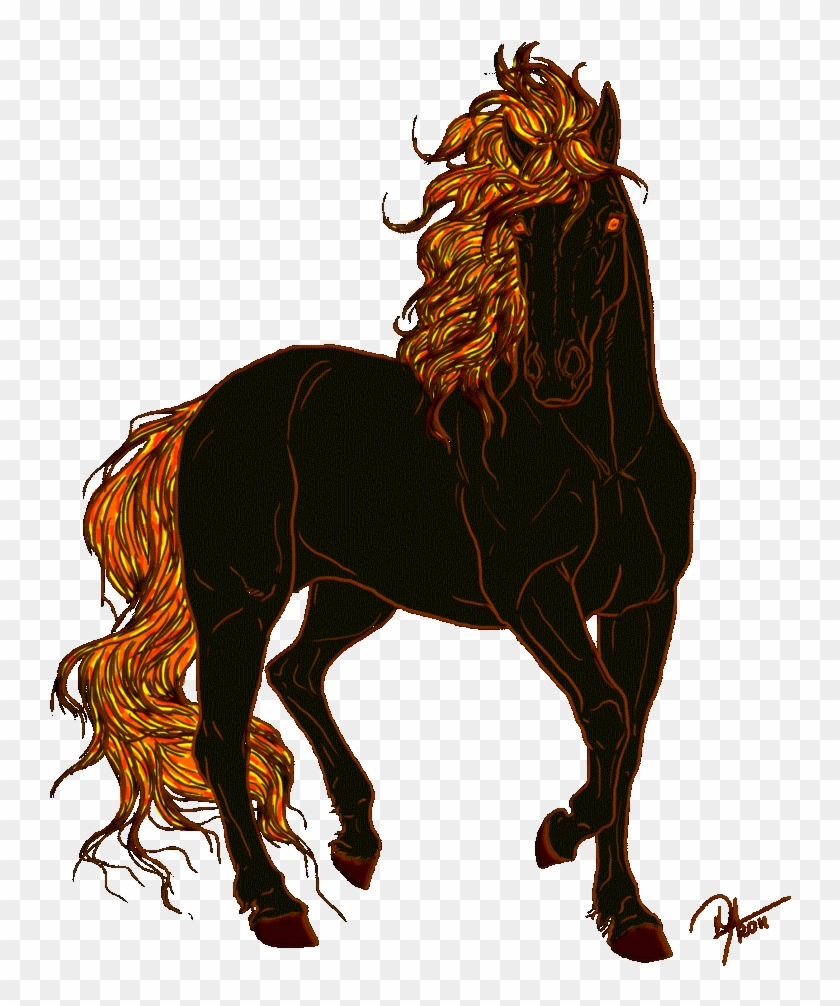 Stallion Clipart Animated Horse - Transparent Animated Horse Gif #889332